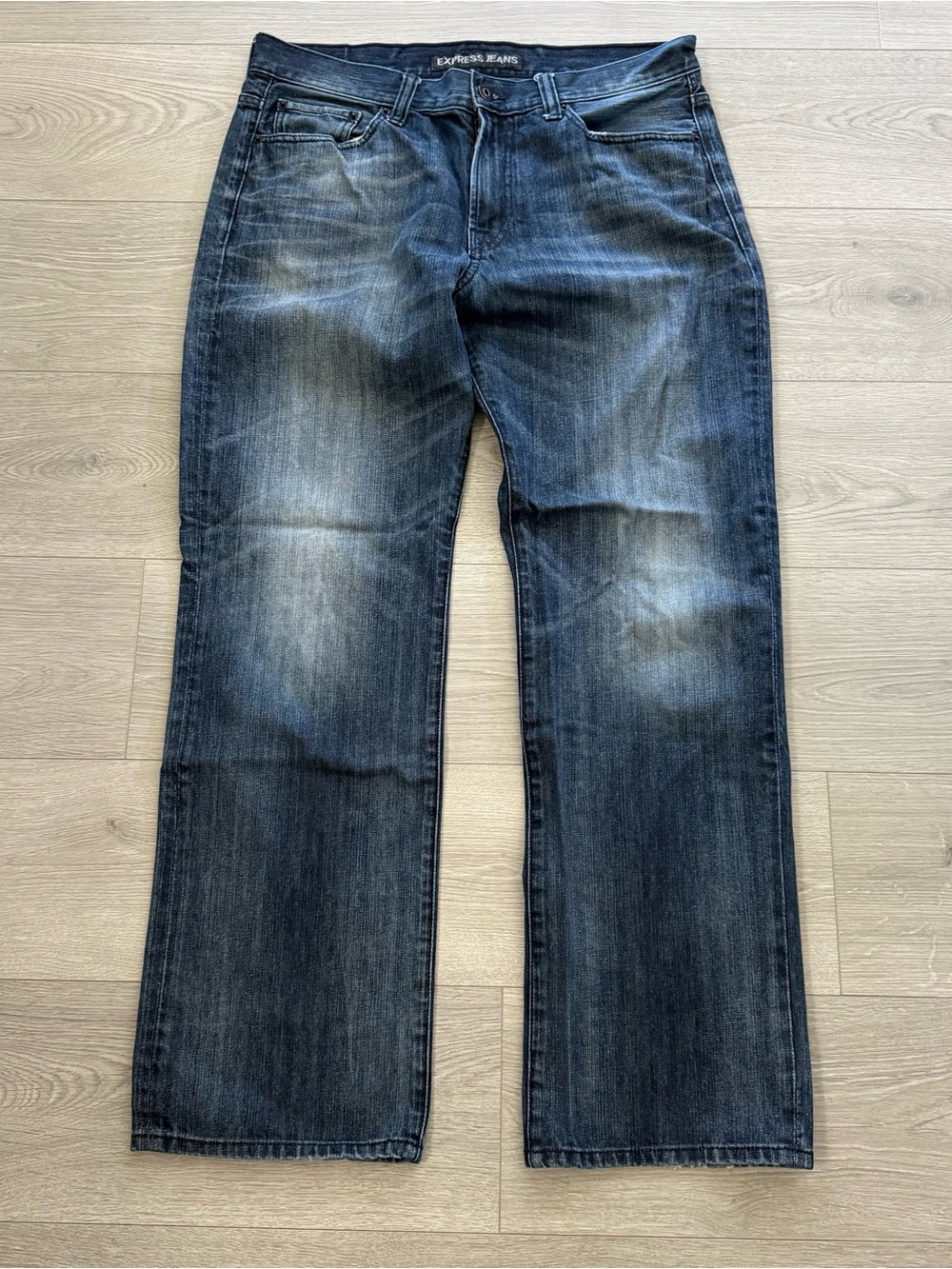 Express Blake Loose Fit Bootcut Jeans Size 34x34